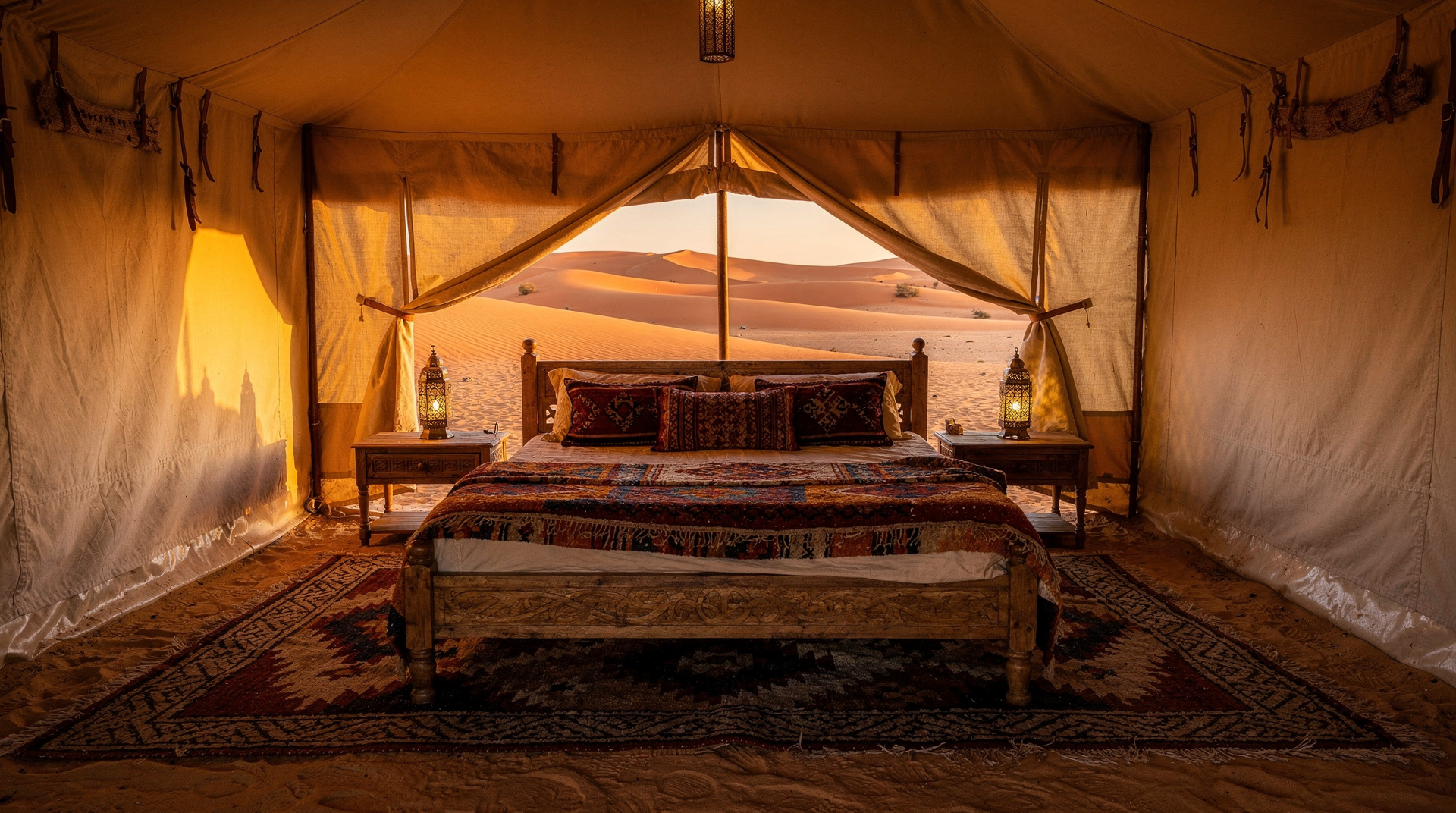 Luxury desert camps compared